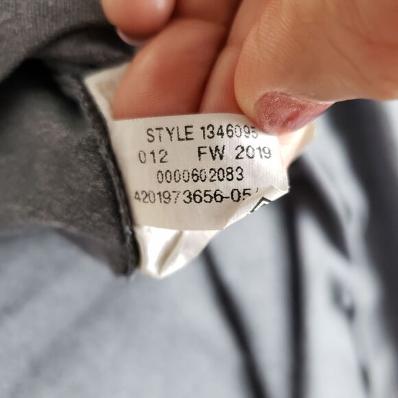 Under Armour Project Rock Henley Shirt Mens 2XL Gray 3/4 Sleeve Raglan - Picture 12 of 12